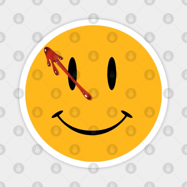 Watchmen smiley Magnet by cunningmunki